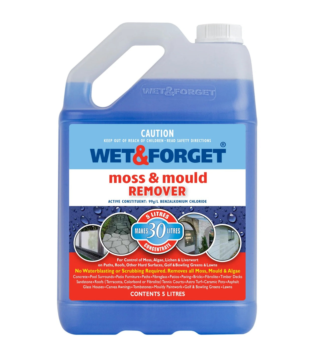 Wet & Forget - 5L Exterior Mould Remover