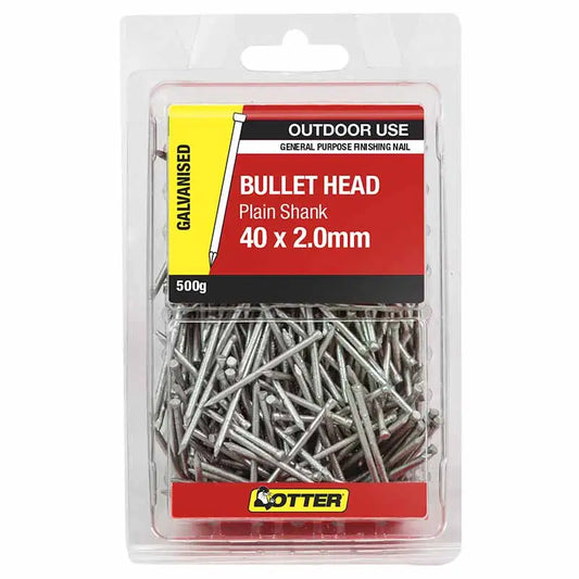 Bullethead 40x2.00 Galvx500g Nails