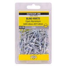Open Alum Rivet 4.8x4.8MM