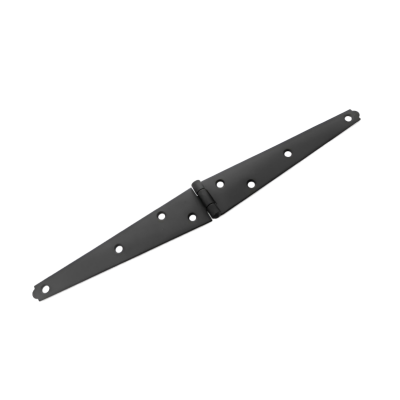 Strap Hinge 150mm Black