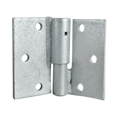 Gate Hinge Double Butt 16mm Pin Galvanised - Right