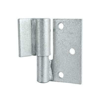 Gate Hinge Butt & Weld-on 16mm Pin Galvanised - Right