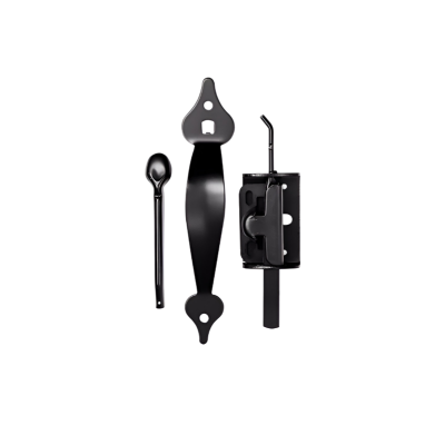 Gate Latch Thumb Black